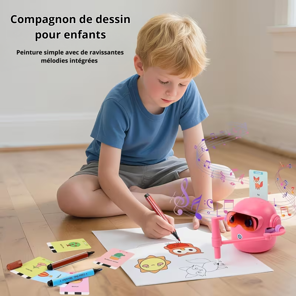 Artino™ – Le Robot Magique qui Apprend à Dessiner