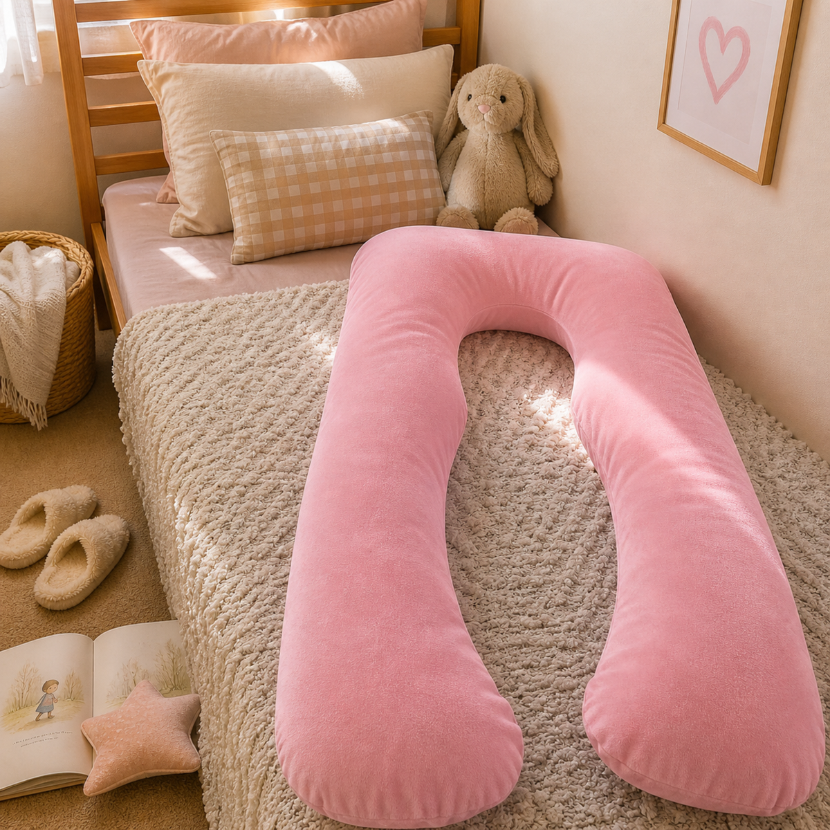 Coussin Câlin Enfant en U - Soutien Corps Complet