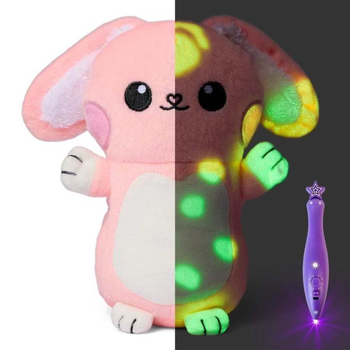 Peluche Magique LumiDessin™ — Toutou Lumineux Interactif pour Enfants