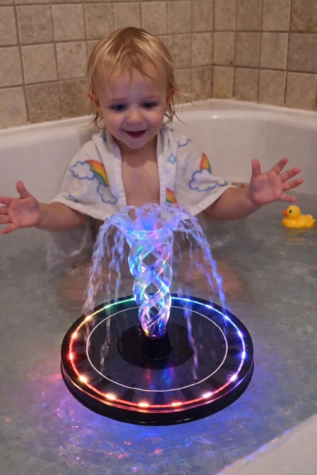 PetitSplash — Lumières LED & Jets Doux pour le Bain
