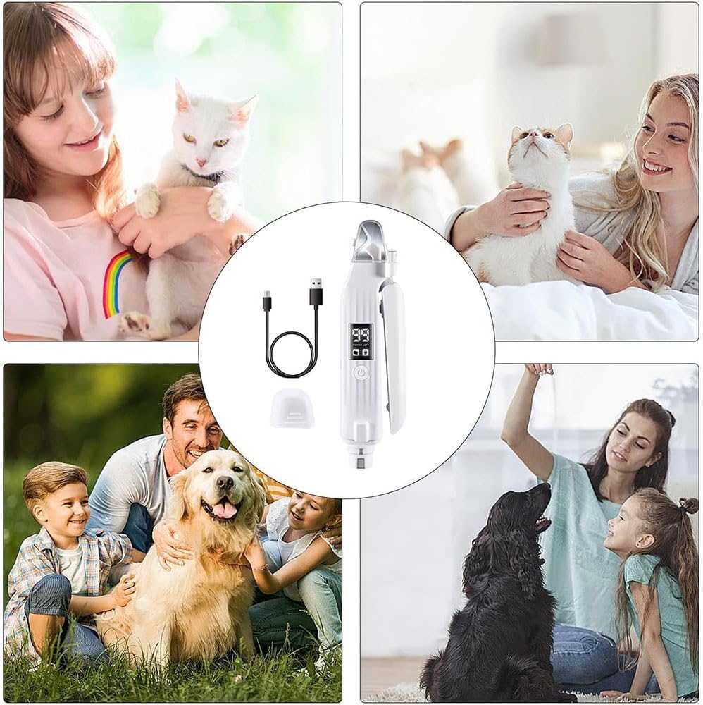 Le Coupe-Ongles Électrique 2-en-1 pour Chiens et Chats