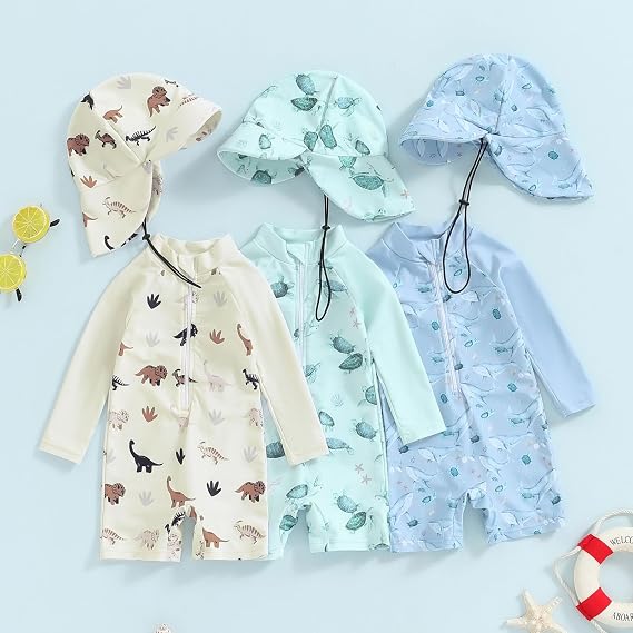 PetitMarée Soléo™ | Ensemble de baignade couvrant avec bonnet