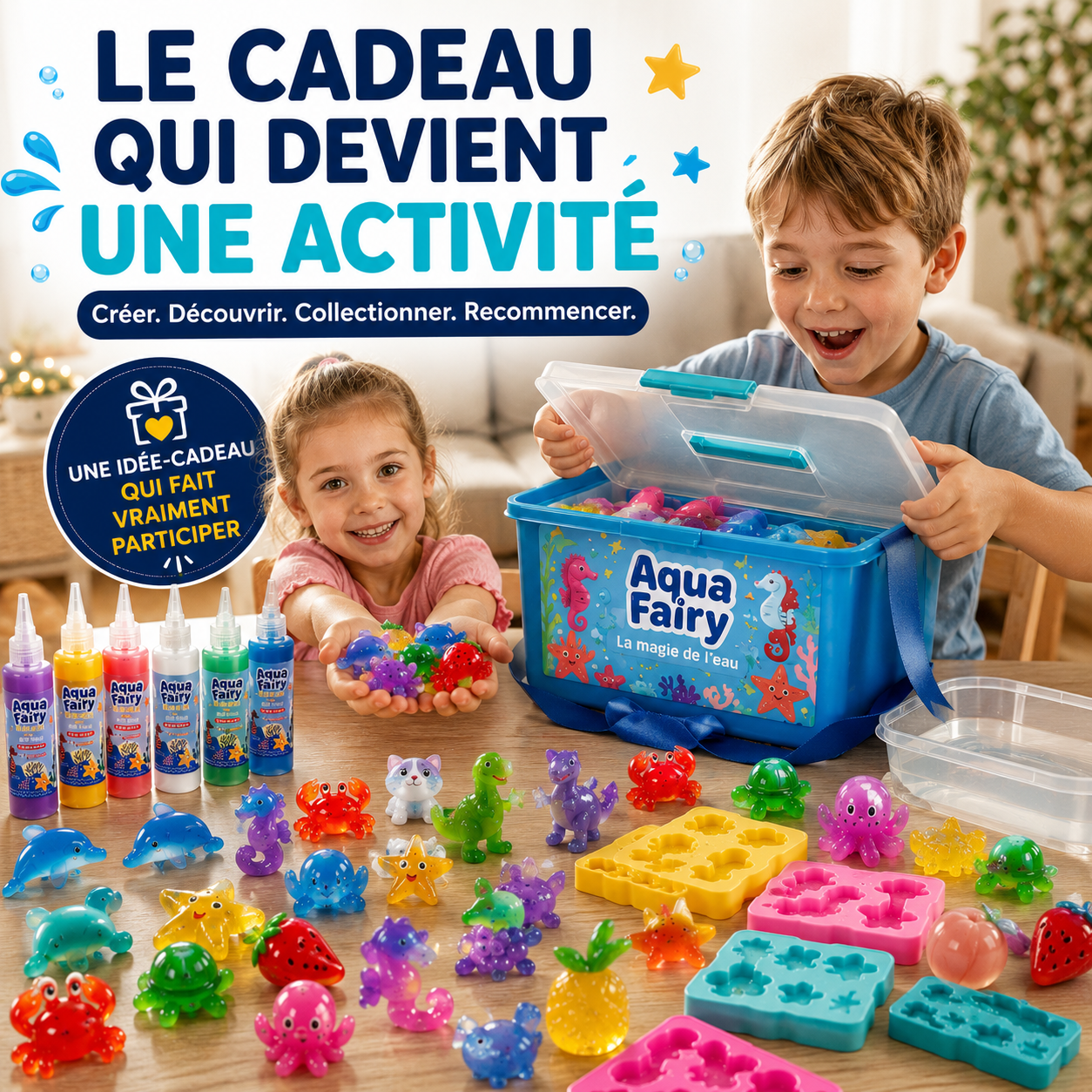 Aqua Fairy - Kit Magique de Squishies 3D