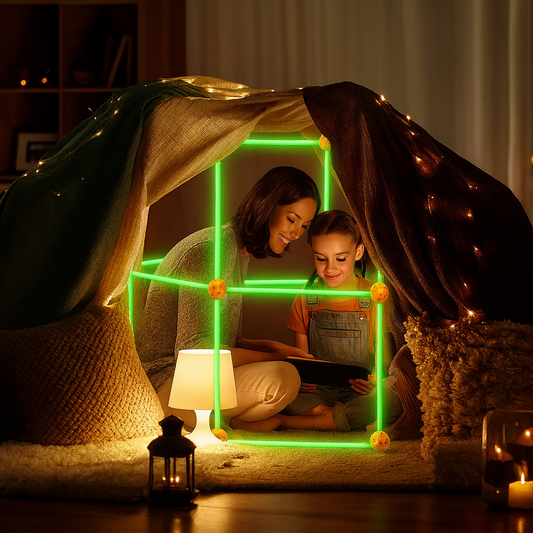 LumiCaban™ – Kit Cabane Lumineuse XXL pour Enfants