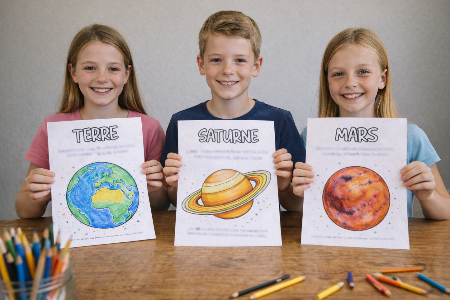 Les Planètes du Système Solaire – Livre de Coloriage en PDF Téléchargeable