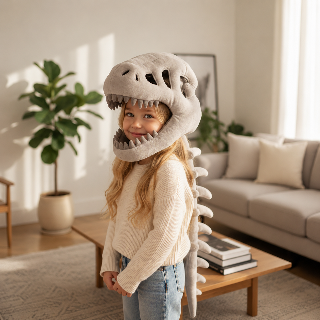 DinoCâlin™ – Costume Dinosaure Ultra-Doux pour Enfants & Adultes