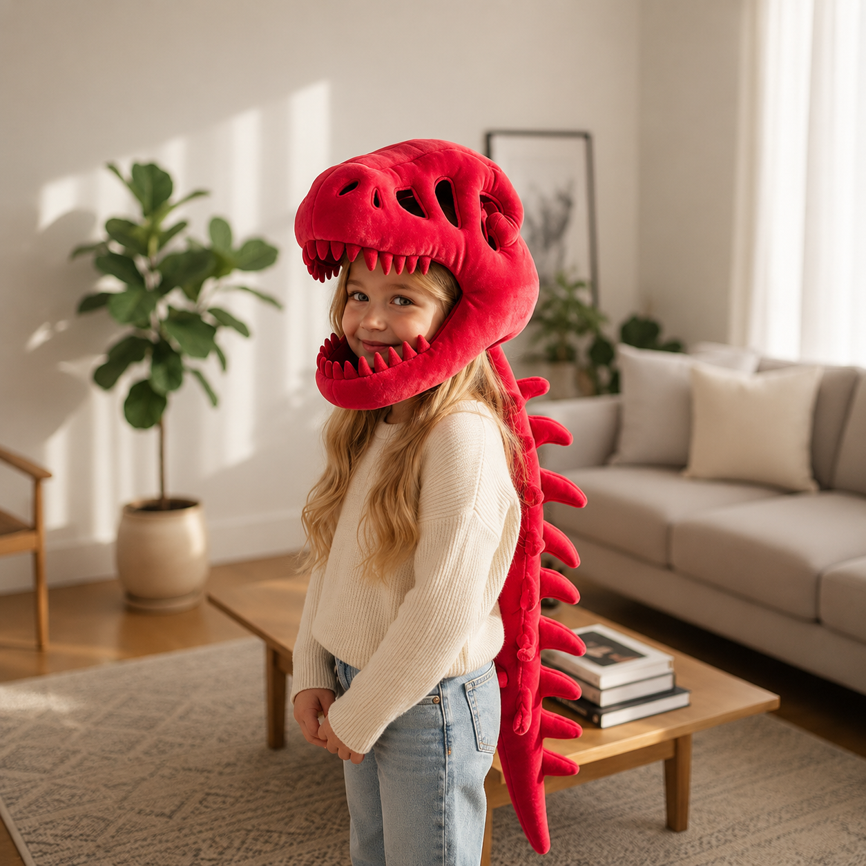 DinoCâlin™ – Costume Dinosaure Ultra-Doux pour Enfants & Adultes