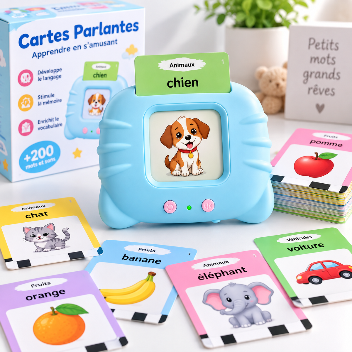 Cartes Parlantes Éducatives en Français | 1 à 6 ans