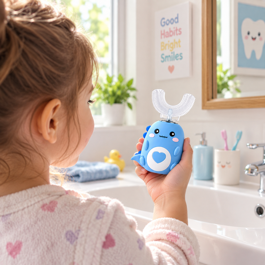 DinoBrosse™ – Brosse à dents 360° pour enfants