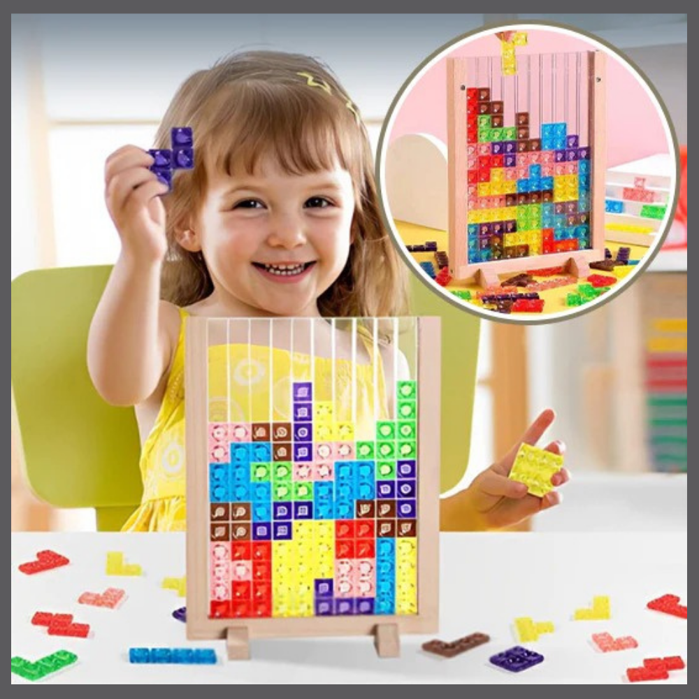 PuzzliZen™ – Puzzle Éducatif en Bois Anti-Écran