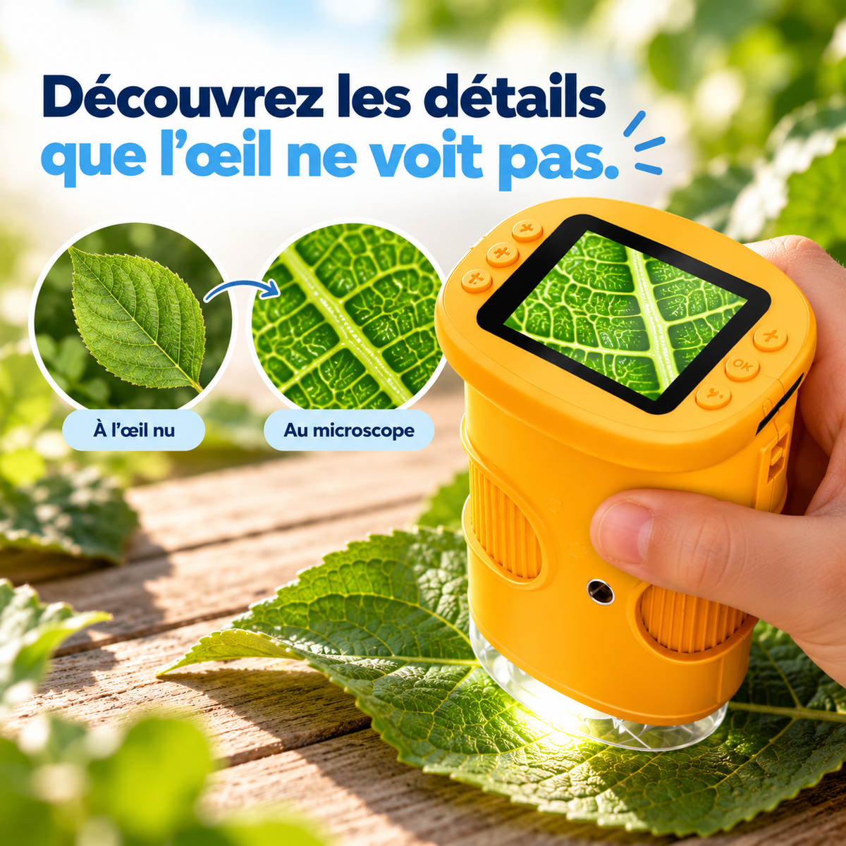 Curiosko™ — Microscope numérique 4K pour petits explorateurs
