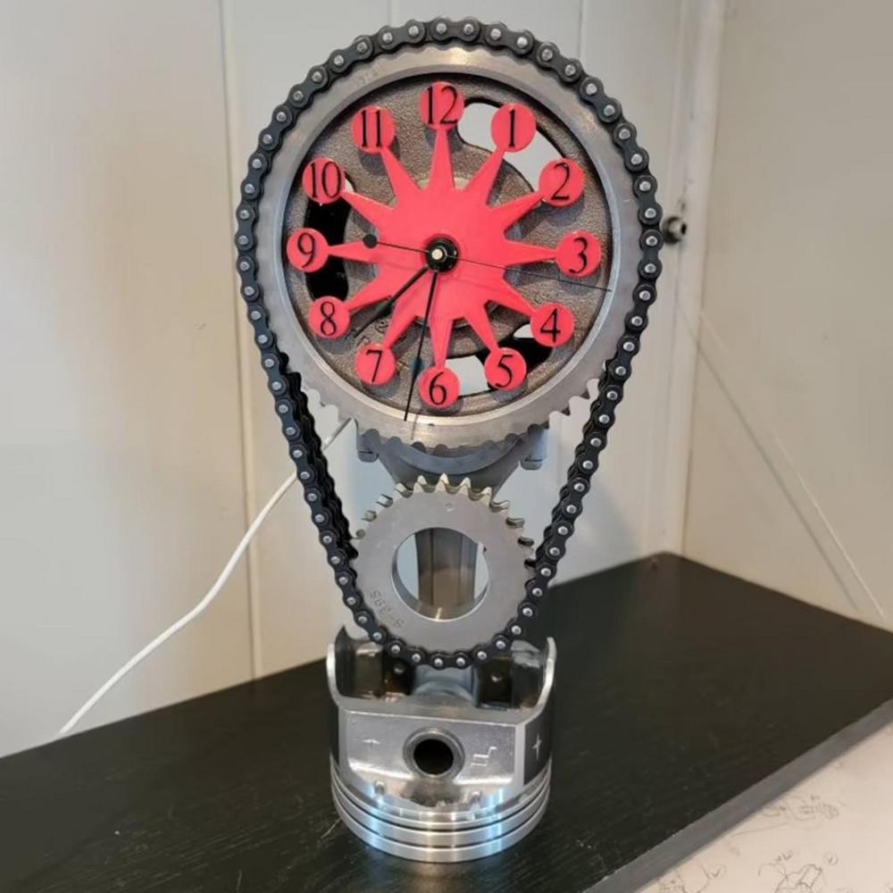 Horloge À Engrenages Rotatifs