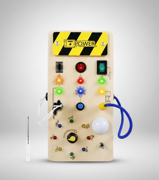 Jouet d’Éveil Scientifique en Bois– Exploration & Lumières LED