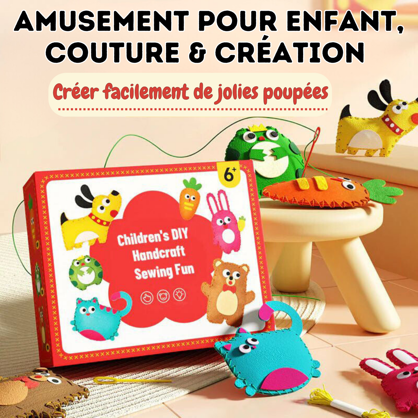 Kit de jouets à coudre pour enfants