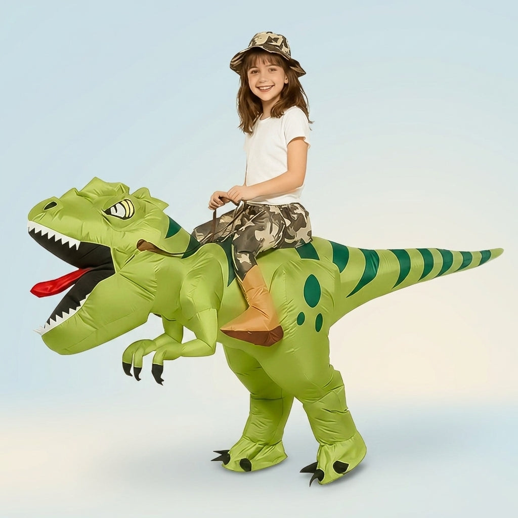 DinoKid™ — Costume Dinosaure Chevauchable pour Enfants.