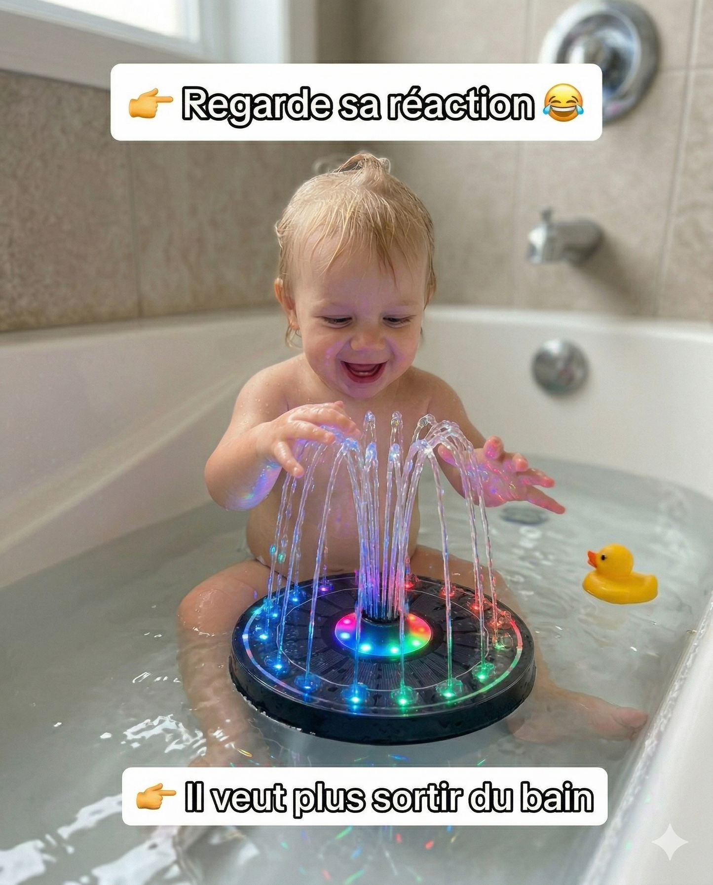 PetitSplash — Lumières LED & Jets Doux pour le Bain