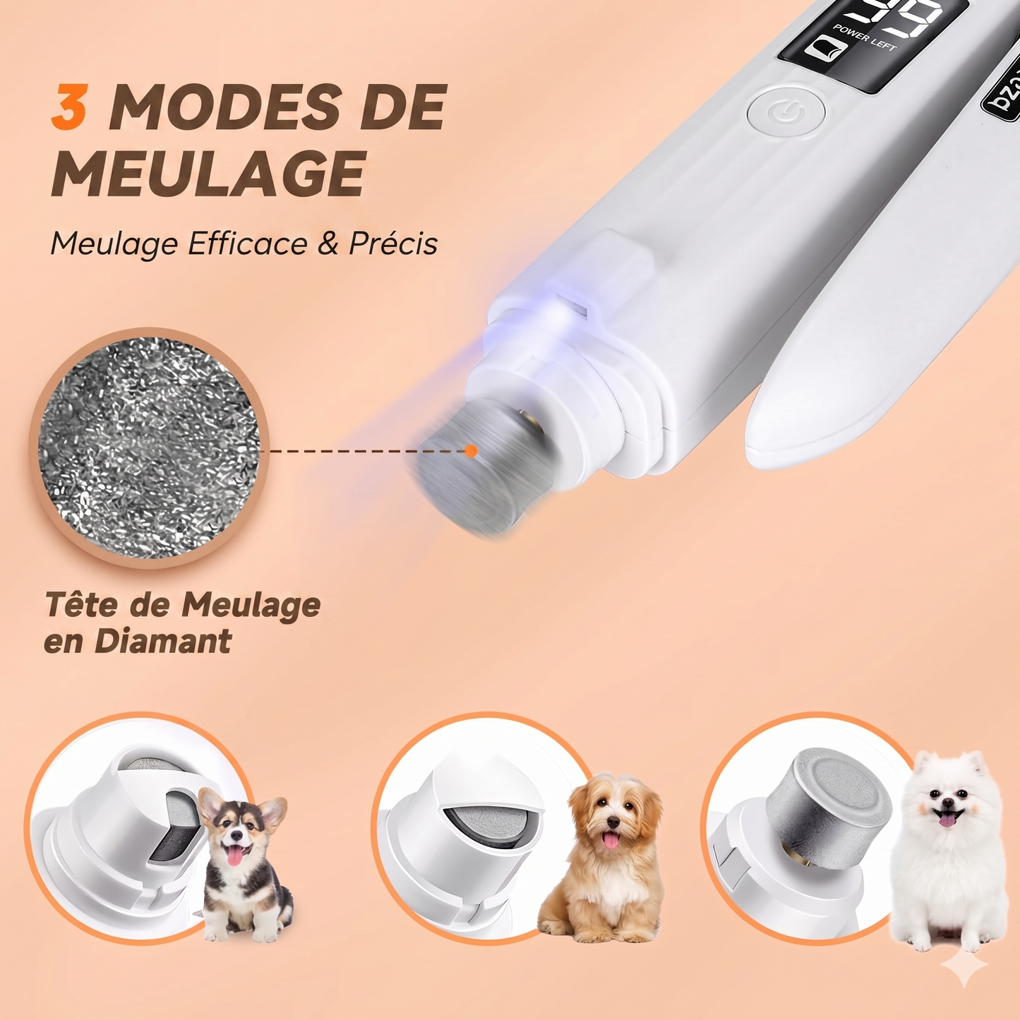Le Coupe-Ongles Électrique 2-en-1 pour Chiens et Chats