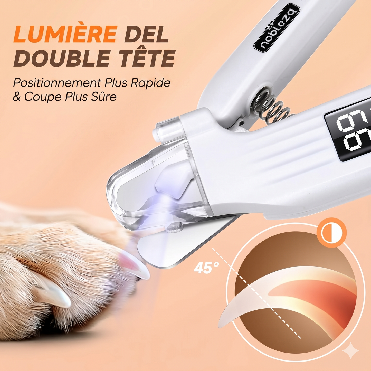 Le Coupe-Ongles Électrique 2-en-1 pour Chiens et Chats