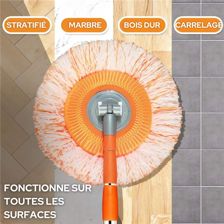 Brosse Vadrouille Microfibre Orange