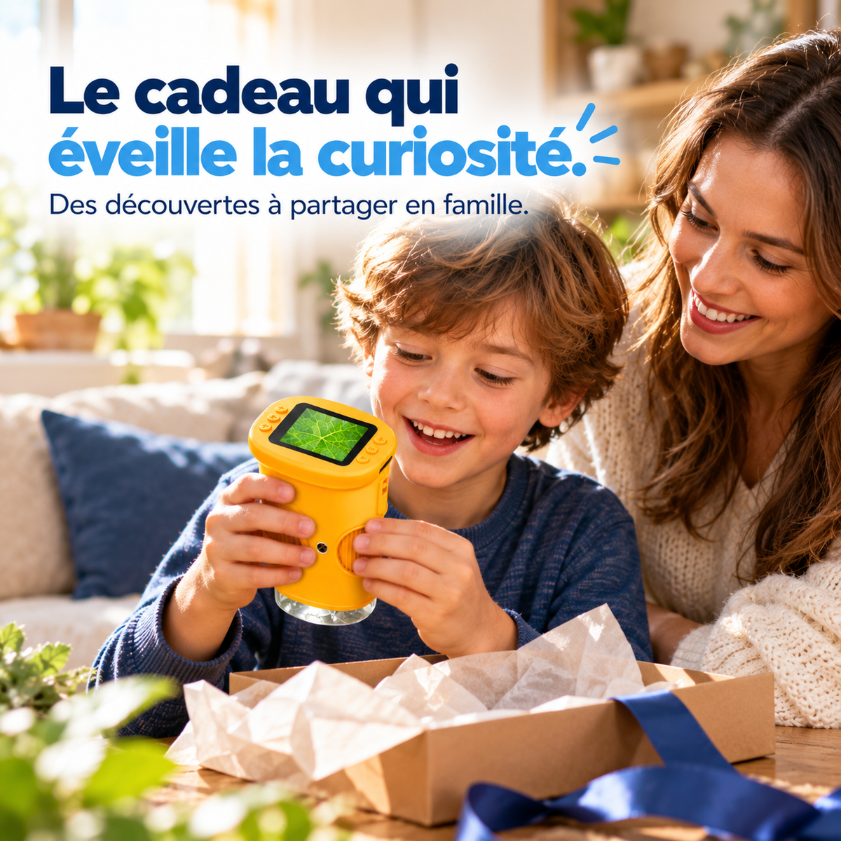 Curiosko™ — Microscope numérique 4K pour petits explorateurs