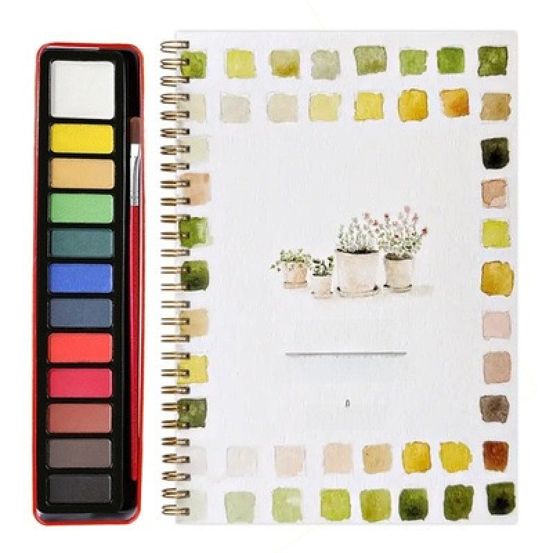 Carnet Aquarelle Créatif – Peignez facilement, même débutant