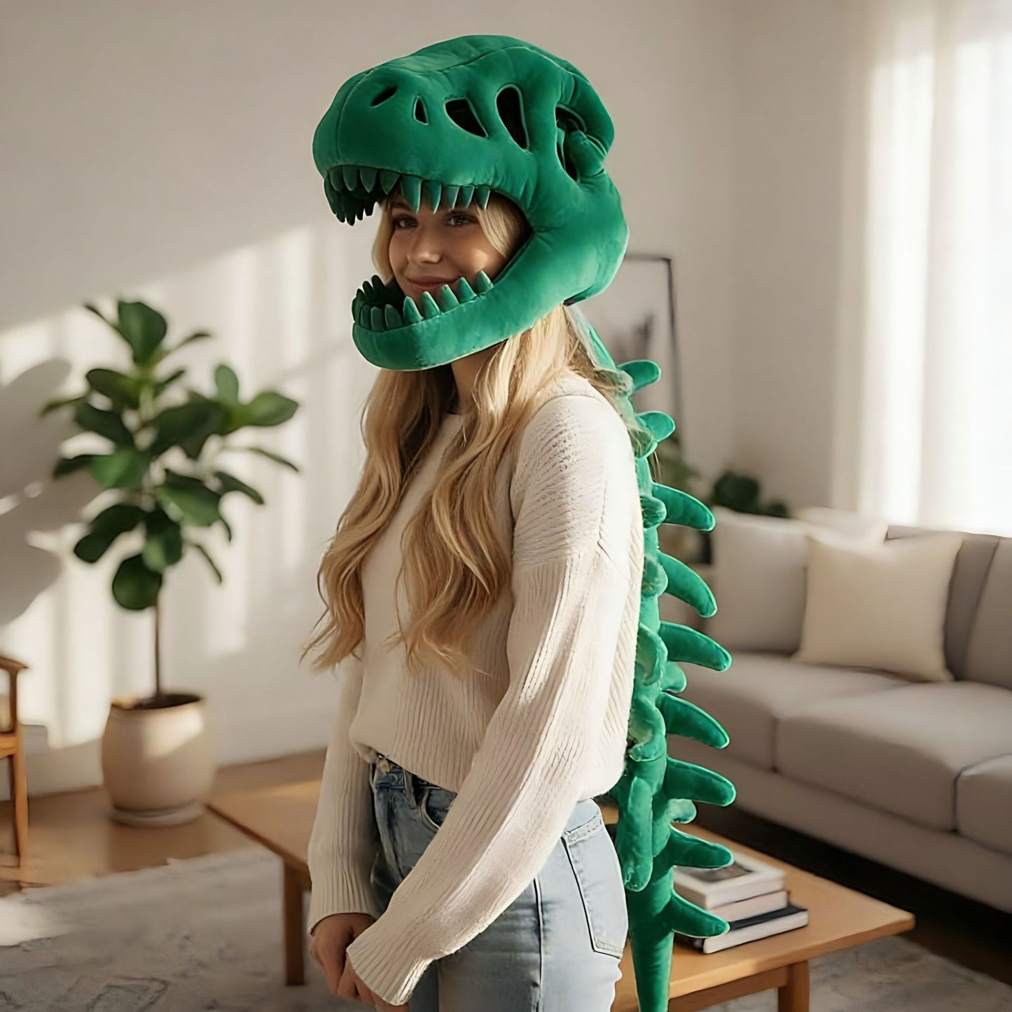 DinoCâlin™ – Costume Dinosaure Ultra-Doux pour Enfants & Adultes