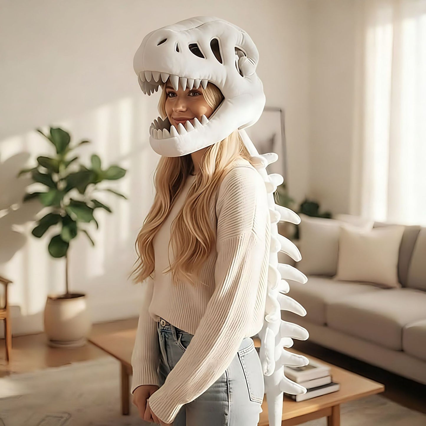 DinoCâlin™ – Costume Dinosaure Ultra-Doux pour Enfants & Adultes