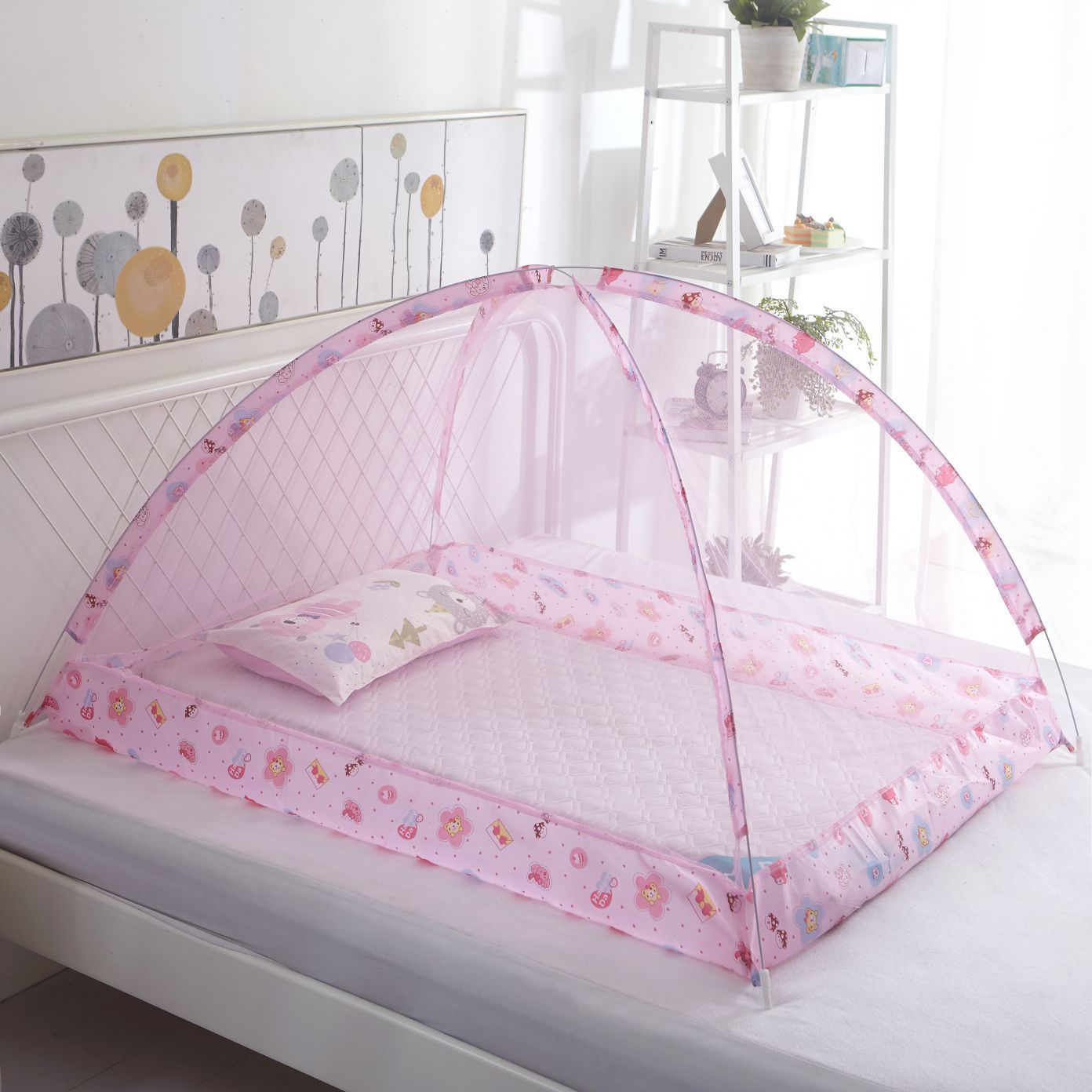 Moustiquaire SoftShield Pro™ — Protection Ultra-Douce pour Lit de Bébé