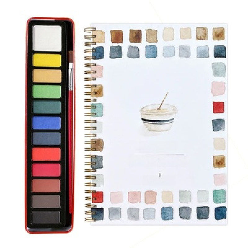 Carnet Aquarelle Créatif – Peignez facilement, même débutant