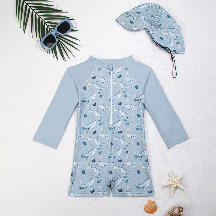 PetitMarée Soléo™ | Ensemble de baignade couvrant avec bonnet
