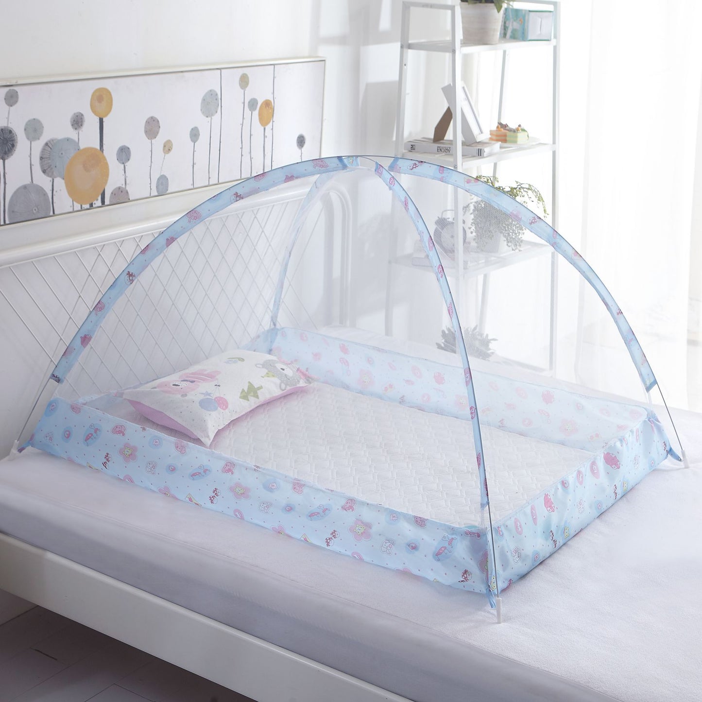 Moustiquaire SoftShield Pro™ — Protection Ultra-Douce pour Lit de Bébé