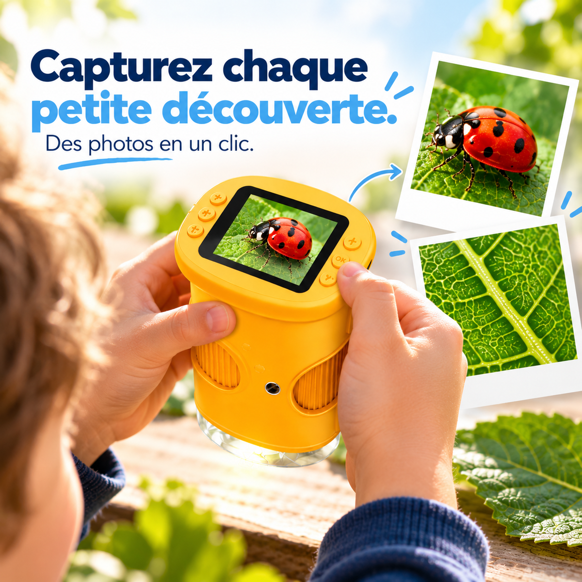 Curiosko™ — Microscope numérique 4K pour petits explorateurs