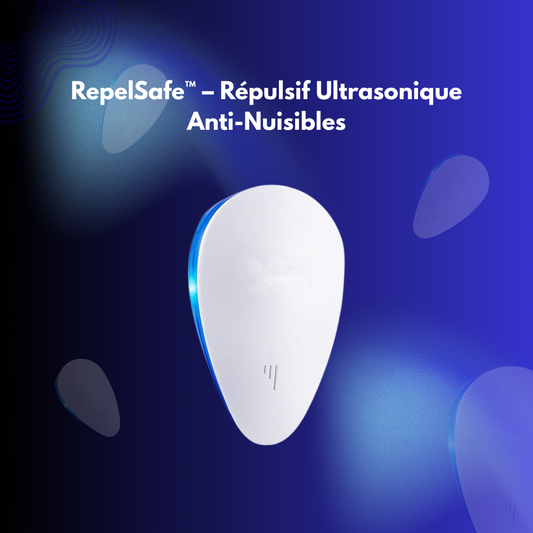 RepelSafe™ – Répulsif Ultrasonique Anti-Nuisibles