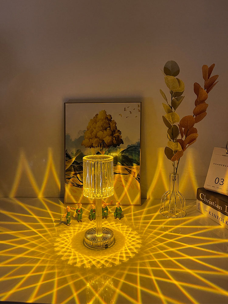 Lampe de Cristal Étincelant