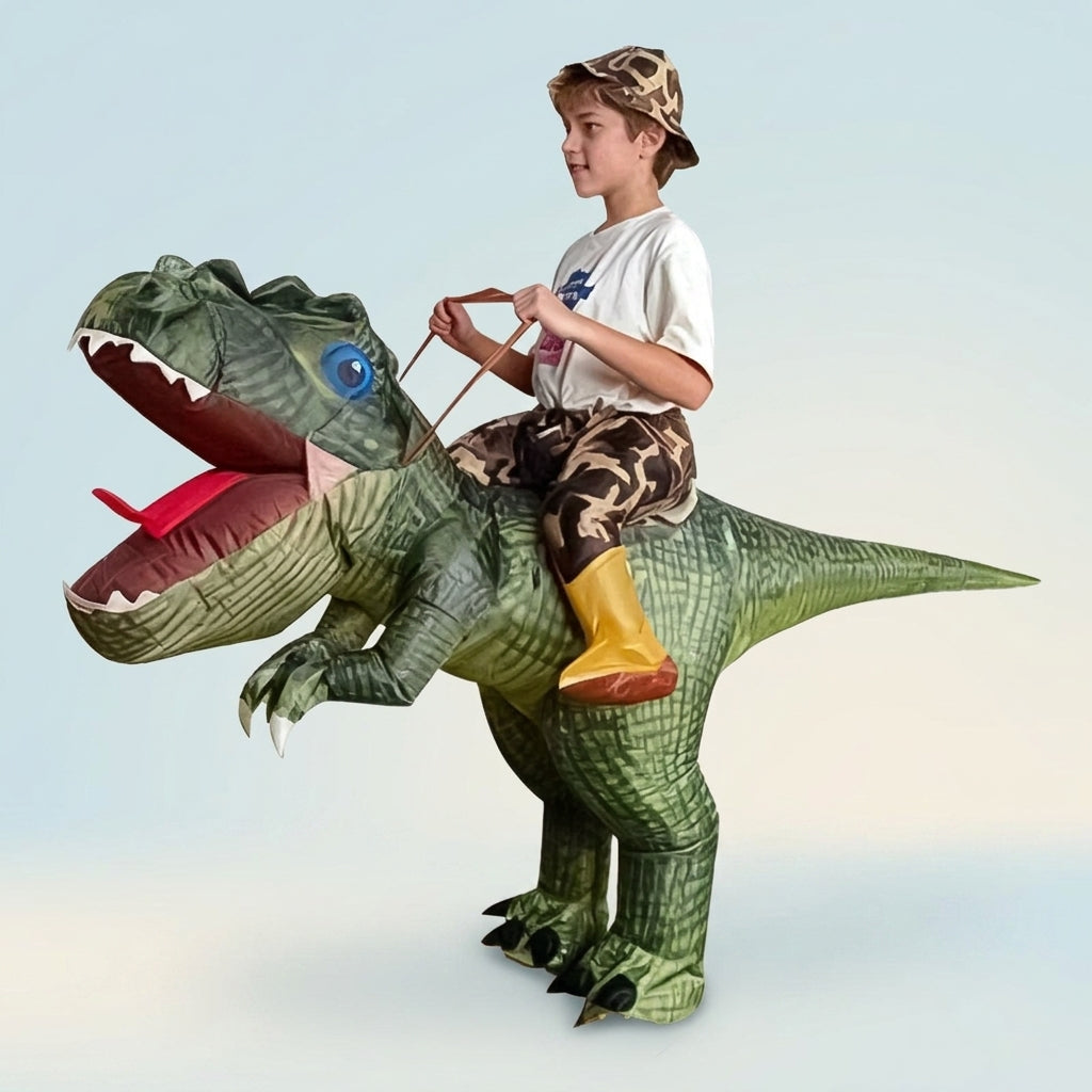 DinoKid™ — Costume Dinosaure Chevauchable pour Enfants.