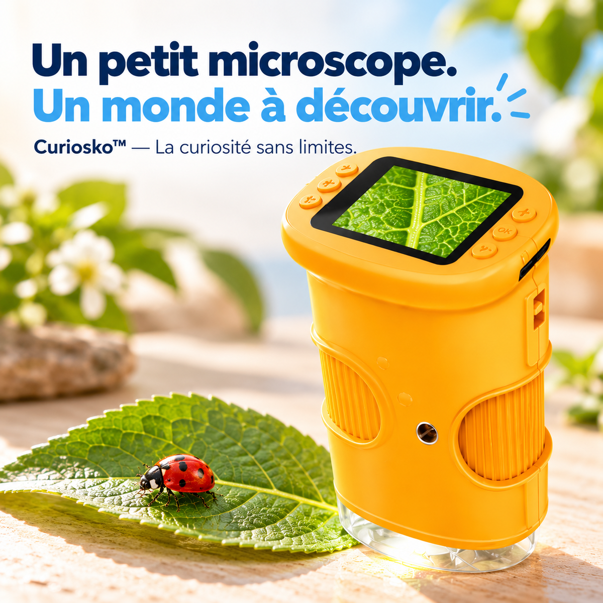 Curiosko™ — Microscope numérique 4K pour petits explorateurs