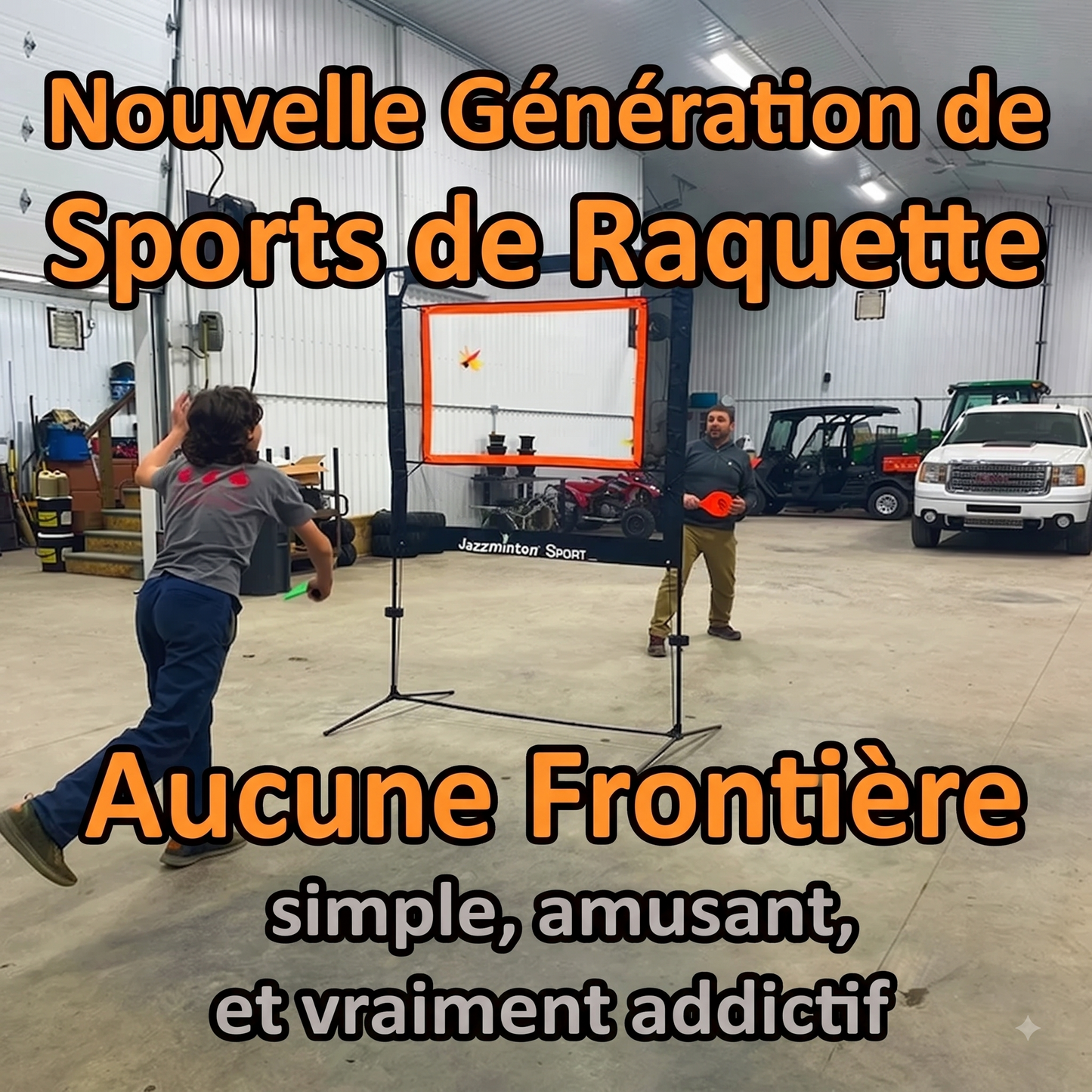 RalliGo™ — Jeu de Raquettes avec Filet | Intérieur & Extérieur