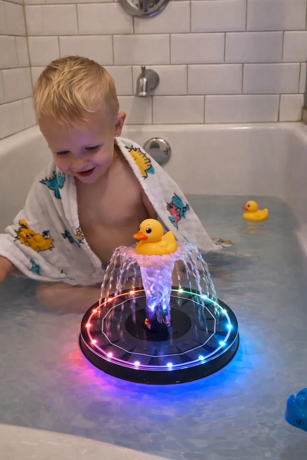 PetitSplash — Lumières LED & Jets Doux pour le Bain