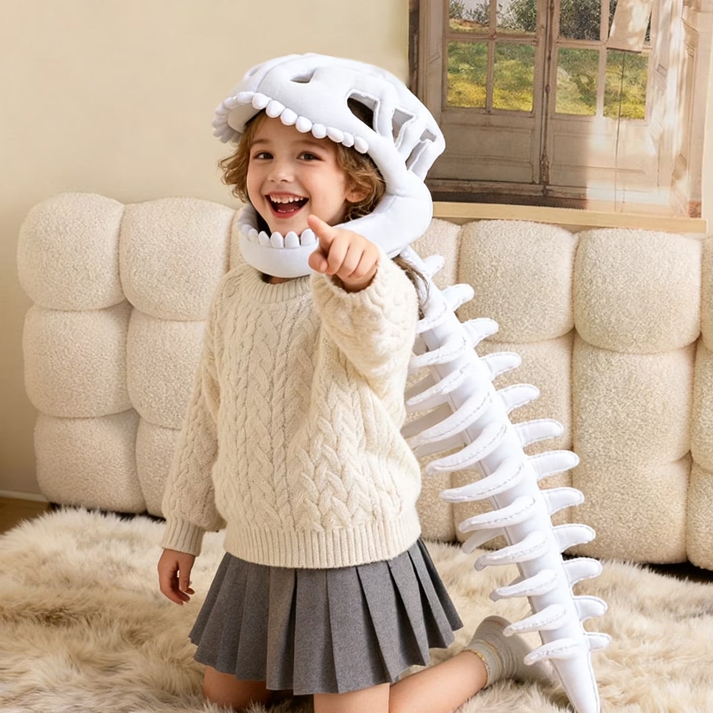 DinoCâlin™ – Costume Dinosaure Ultra-Doux pour Enfants & Adultes