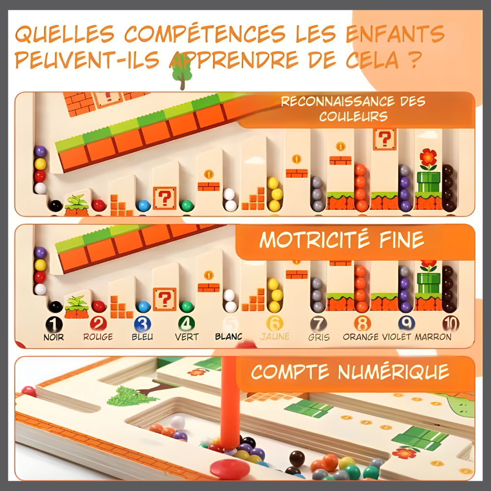 MazeMag™ – Labyrinthe Magnétique Montessori pour Petites Mains Curieuses