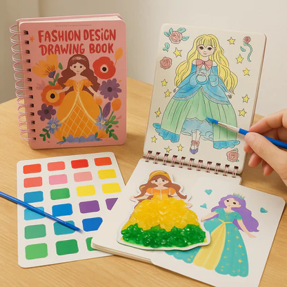 PrincesseCréa™ – Kit Artistique & Robes Texturées 3D