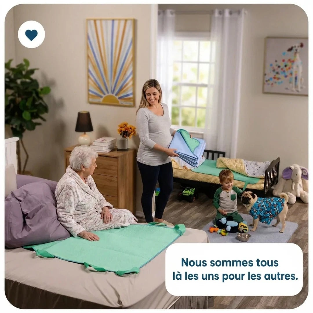 NuitProtect™ — Protection de lit lavable ultra absorbante
