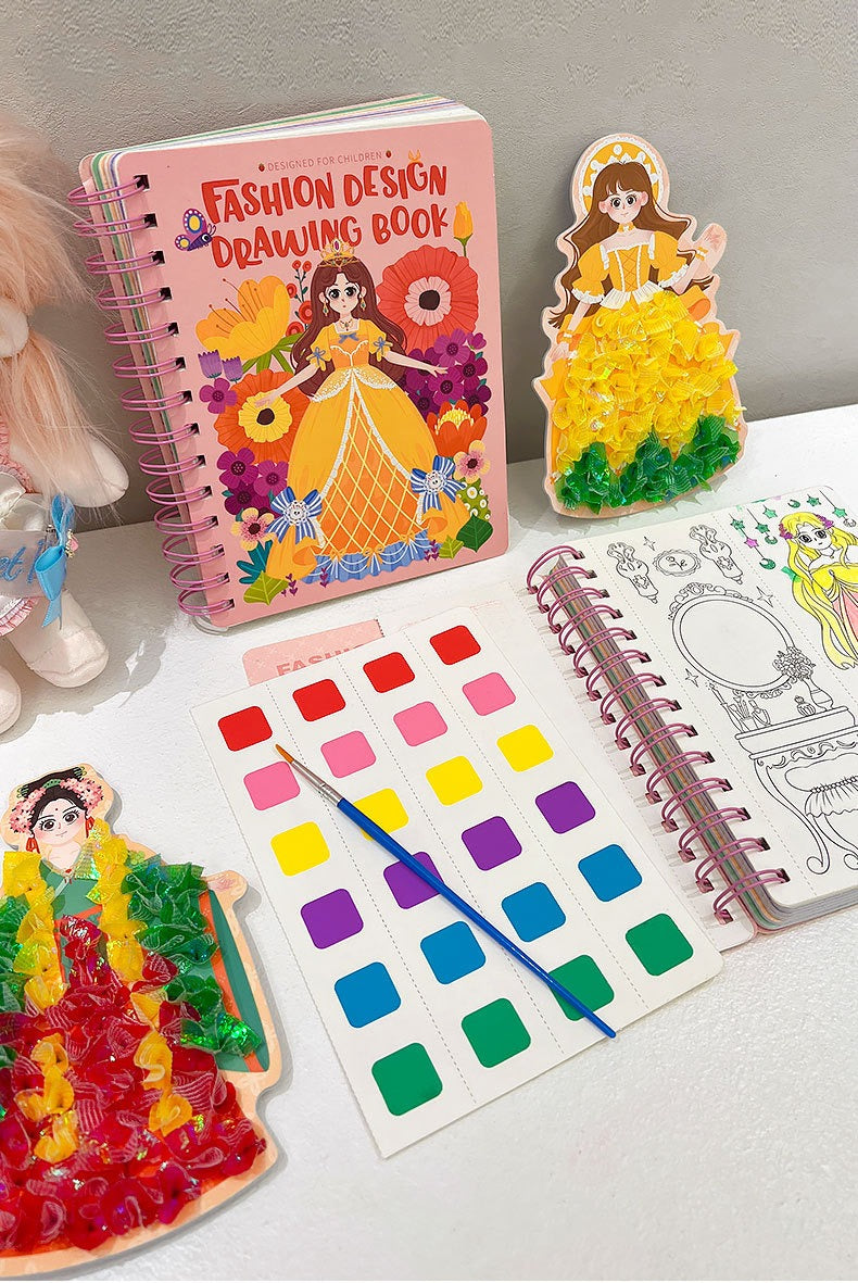 PrincesseCréa™ – Kit Artistique & Robes Texturées 3D