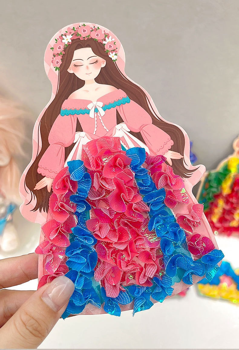 PrincesseCréa™ – Kit Artistique & Robes Texturées 3D