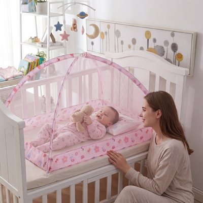 Moustiquaire SoftShield Pro™ — Protection Ultra-Douce pour Lit de Bébé