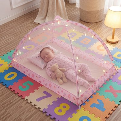 Moustiquaire SoftShield Pro™ — Protection Ultra-Douce pour Lit de Bébé