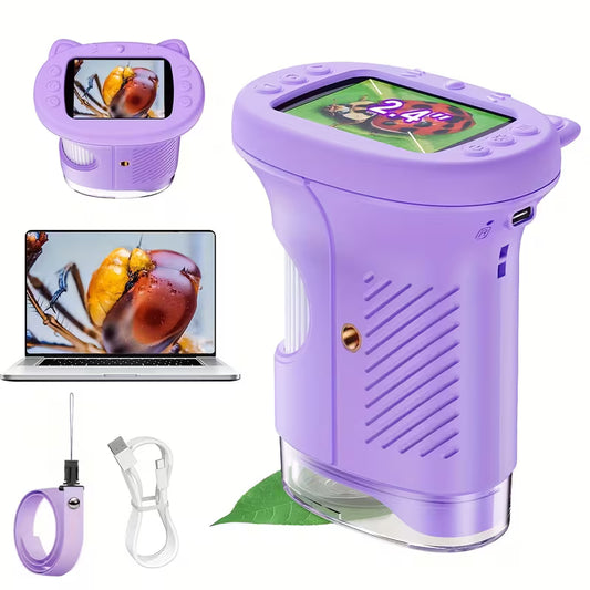 CurioScope™ – Microscope d’Aventure Portable pour Enfants