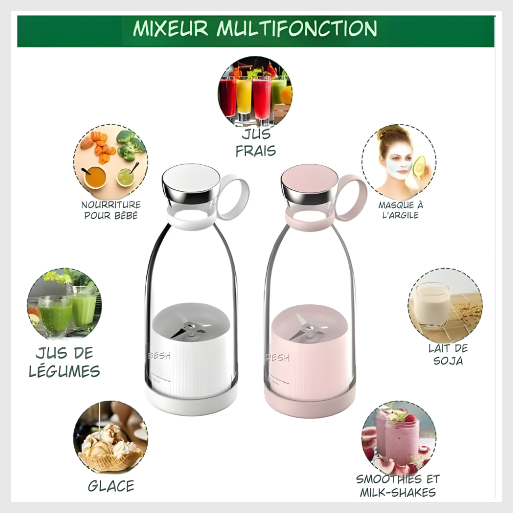 GrndSmooth — Le blender portable qui suit votre rythme, partout et tout le temps 🥤