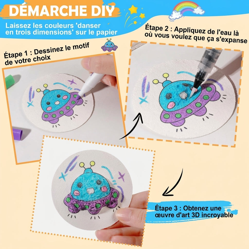 Kit Peinture Texture 3D Magique