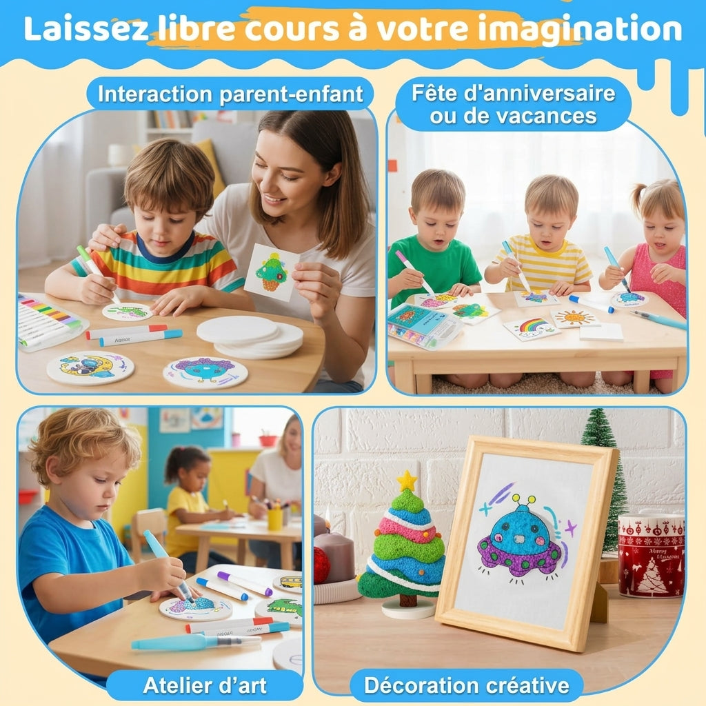 Kit Peinture Texture 3D Magique